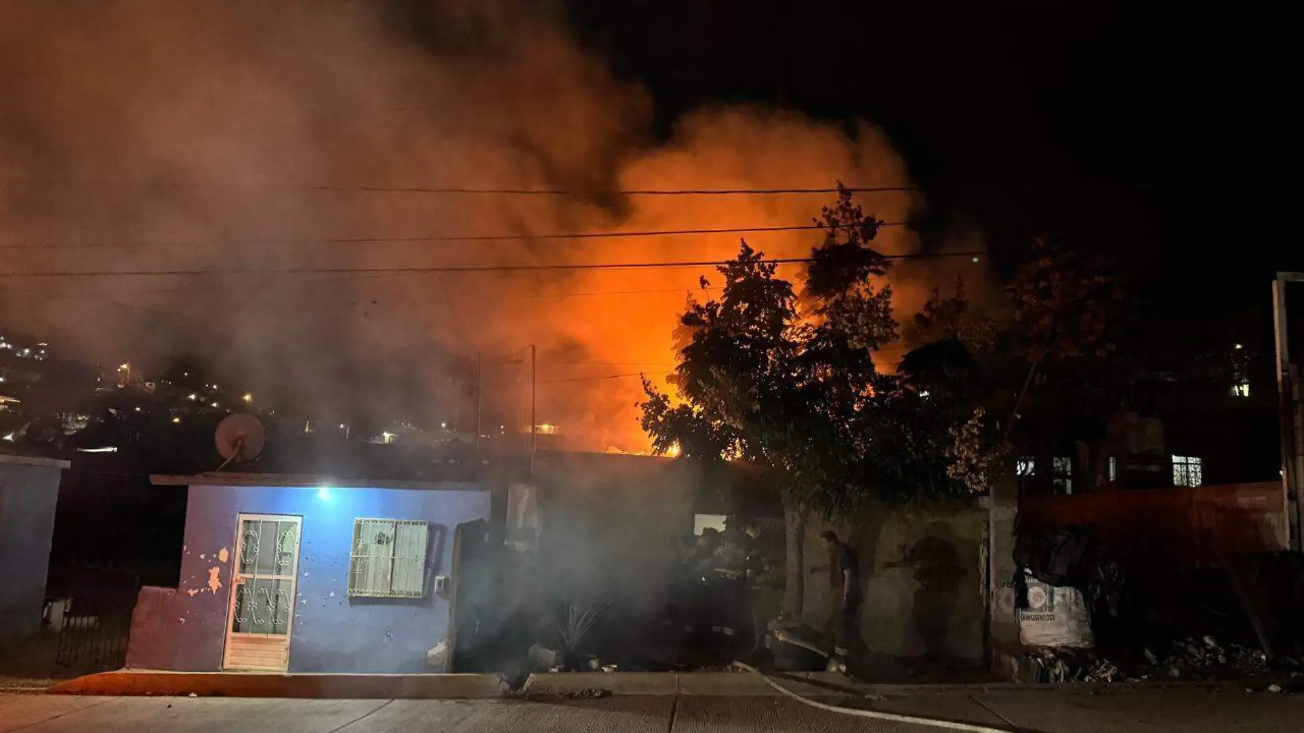 incendio fuego vivienda humo